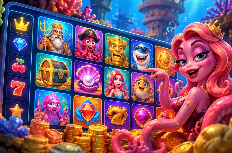 Slot reels in the Spinbob lobby